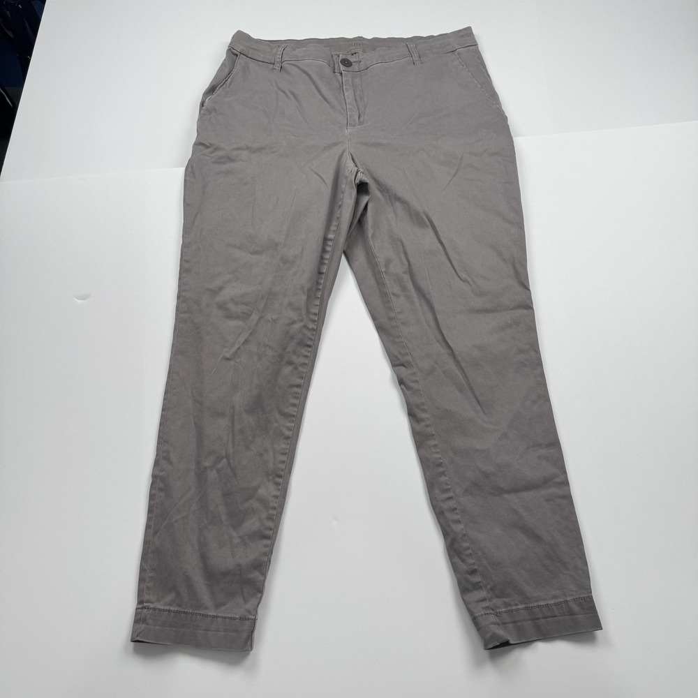 Kut From The Kloth Pants Womens 16W (34x28) Gray Trouser Skinny Stretch Casual